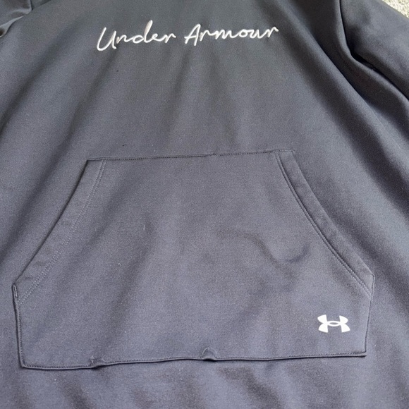 Under Armour Women’s Fleece scripted Hoodie Sz M - Picture 5 of 13